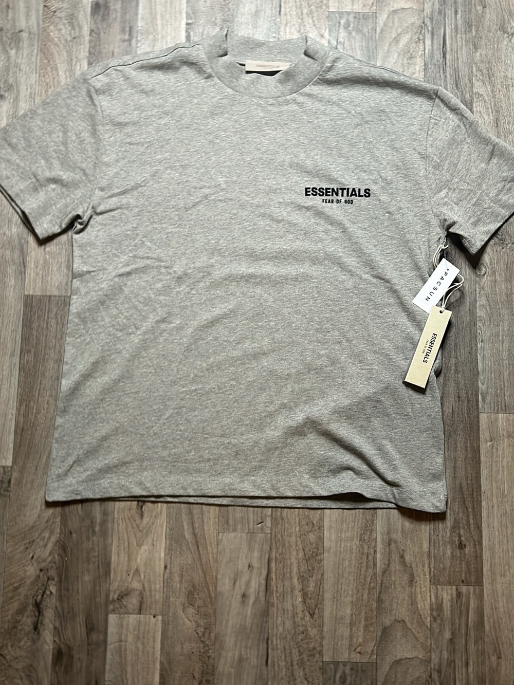 ESSENTIALS Fear Of God Crew Neck T-Shirt • Dark Gray